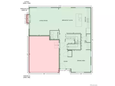 Floorplan - 13796 Park Meadows Dr, Peyton, CO 80831 photo 1 of 3