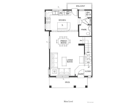 Floorplan - 7482 E 7th Ave #19, Denver, CO 80230 photo 1 of 3