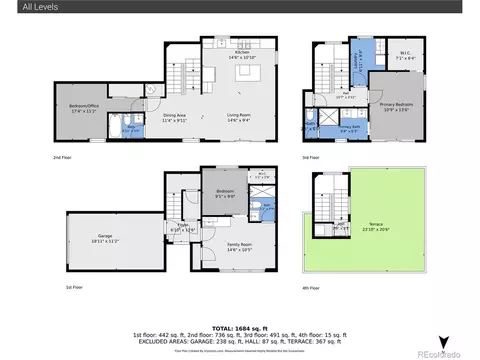 Floorplan - 1240 E 35th Ave, Denver, CO 80205 photo 1 of 5