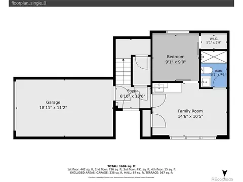 Floorplan - 1240 E 35th Ave, Denver, CO 80205 photo 2 of 5