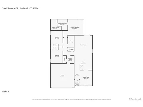 Floorplan - 7002 Shavano Cir, Longmont, CO 80504 photo 1 of 1