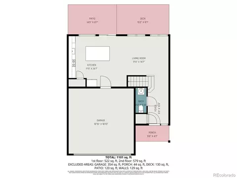 Floorplan - 18643 E 50th Pl, Denver, CO 80249 photo 1 of 2