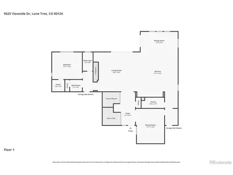 Floorplan - 9625 Viewside Dr, Lone Tree, CO 80124 photo 1 of 3