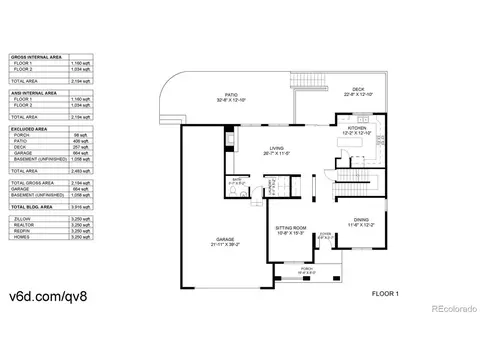 Floorplan - 2223 E 100th Pl, Thornton, CO 80229 photo 1 of 3