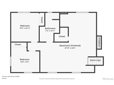 Floorplan - 4475 S Braun Way, Morrison, CO 80465 photo 2 of 2