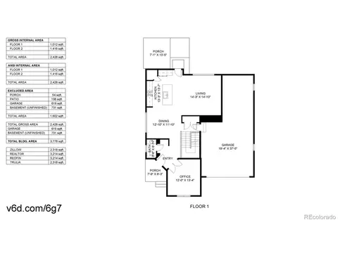 Floorplan - 1002 Maplebrook Dr, Windsor, CO 80550 photo 1 of 3