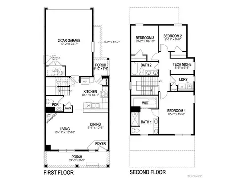 Floorplan - 22222 E 7th Pl, Aurora, CO 80018 photo 1 of 1