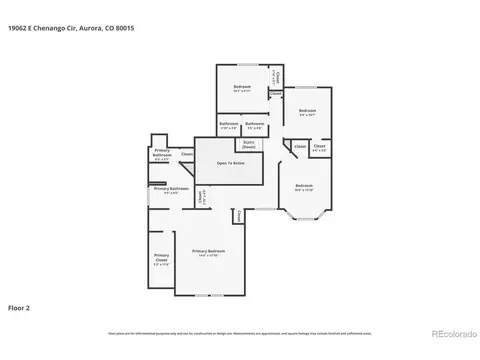 Floorplan - 19062 E Chenango Cir, Aurora, CO 80015 photo 2 of 4