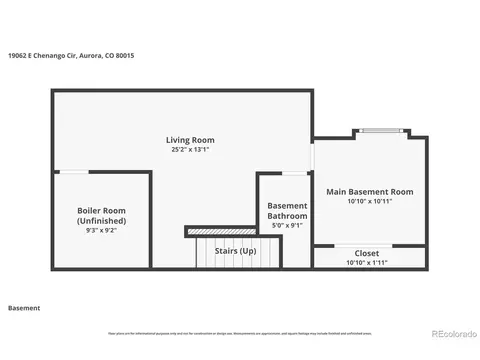 Floorplan - 19062 E Chenango Cir, Aurora, CO 80015 photo 3 of 4