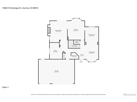 Floorplan - 19062 E Chenango Cir, Aurora, CO 80015 photo 1 of 4