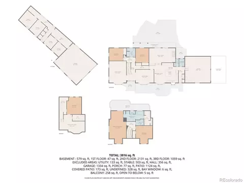 Floorplan - 16819 Easter Ave, Foxfield, CO 80016 photo 1 of 3