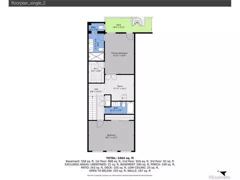 Floorplan - 1748 Blake St, Denver, CO 80202 photo 3 of 5
