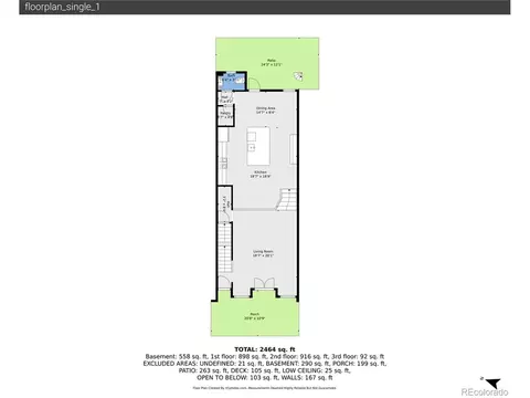 Floorplan - 1748 Blake St, Denver, CO 80202 photo 2 of 5