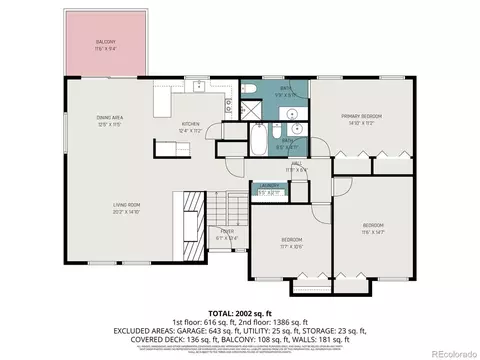 Floorplan - 3260 Bit Rd, Evergreen, CO 80439 photo 1 of 2