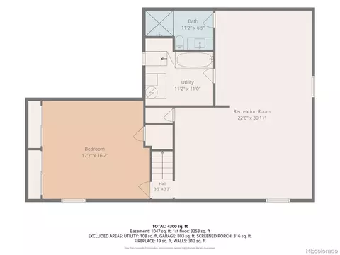 Floorplan - 8659 E Kenyon Ave, Denver, CO 80237 photo 2 of 2