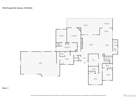 Floorplan - 5754 Powell Rd, Parker, CO 80134 photo 1 of 2