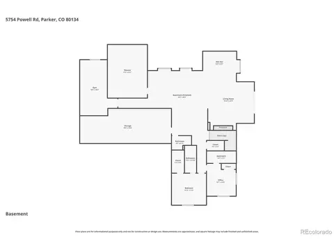 Floorplan - 5754 Powell Rd, Parker, CO 80134 photo 2 of 2