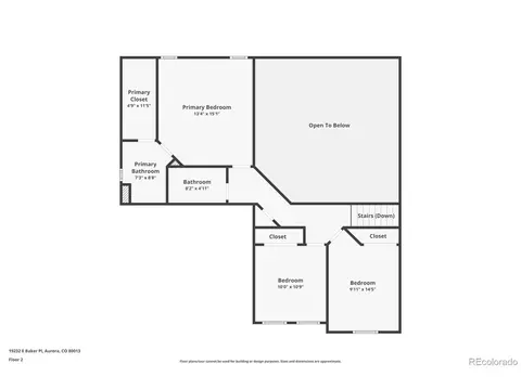 Floorplan - 19232 E Baker Pl, Aurora, CO 80013 photo 2 of 3