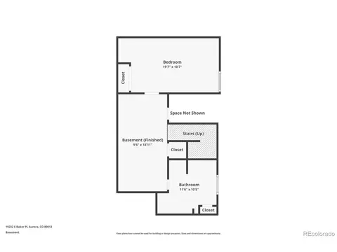 Floorplan - 19232 E Baker Pl, Aurora, CO 80013 photo 3 of 3