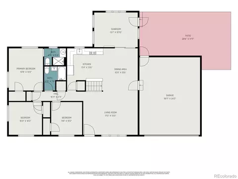 Floorplan - 7991 E Kenyon Dr, Denver, CO 80237 photo 1 of 2