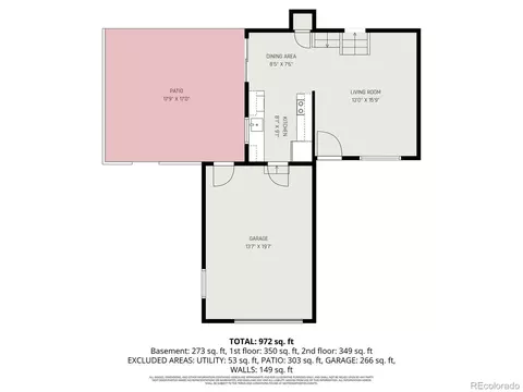 Floorplan - 17449 E Union Dr, Aurora, CO 80015 photo 2 of 3