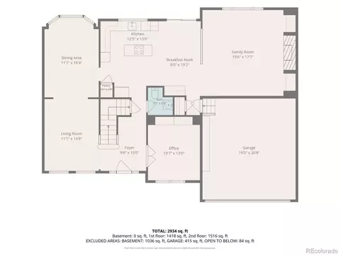 Floorplan - 7325 E Cedar Pl, Denver, CO 80230 photo 2 of 3