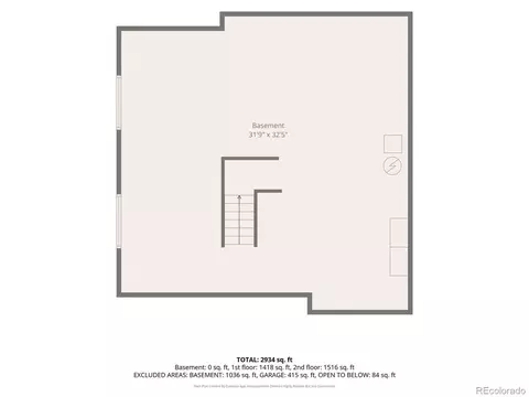 Floorplan - 7325 E Cedar Pl, Denver, CO 80230 photo 3 of 3