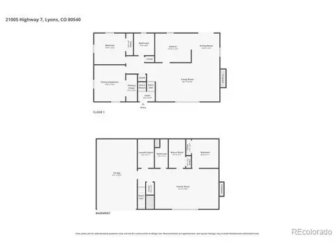 Floorplan - 21005 State Highway 7, Lyons, CO 80540 photo 3 of 3