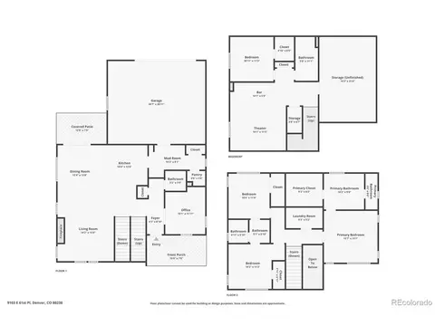 Floorplan - 9103 E 61st Pl, Denver, CO 80238 photo 1 of 1