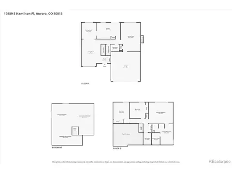 Floorplan - 19889 E Hamilton Pl, Aurora, CO 80013 photo 4 of 4