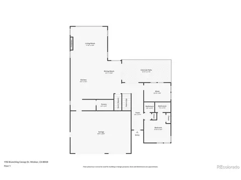 Floorplan - 1702 Branching Canopy Dr, Windsor, CO 80550 photo 2 of 3