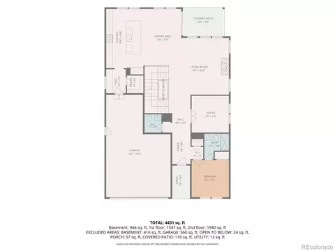 Floorplan - 330 Elm St, Denver, CO 80220 photo 3 of 4