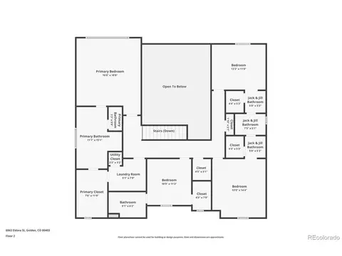 Floorplan - 6063 Eldora St, Golden, CO 80403 photo 2 of 4