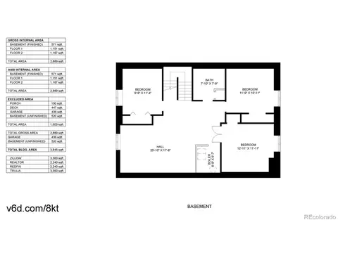 Floorplan - 2796 E 107th Ct, Northglenn, CO 80233 photo 1 of 3