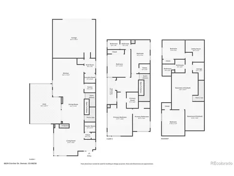Floorplan - 6829 E Archer Dr, Denver, CO 80230 photo 1 of 1