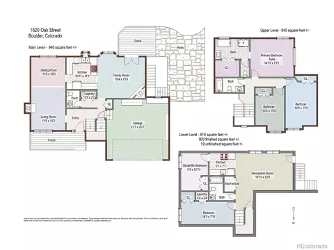 Floorplan - 1620 Oak Ave, Boulder, CO 80304 photo 1 of 1