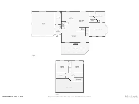 Floorplan - 1053 Yellow Pine Dr, Bailey, CO 80421 photo 1 of 1