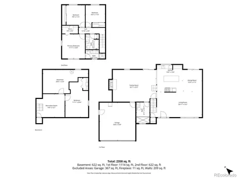 Floorplan - 7310 S Eudora Way, Centennial, CO 80122 photo 1 of 1