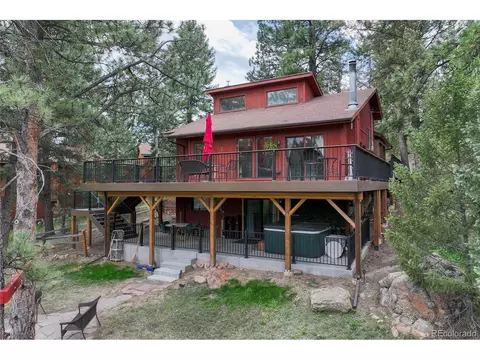 Exterior - 571 Wisp Creek Dr, Bailey, CO 80421 photo 1 of 13