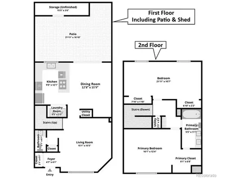 Floorplan - 9116 E Lehigh Ave, Denver, CO 80237 photo 1 of 1