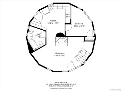 Floorplan - 475 Circle Dr, Evergreen, CO 80439 photo 2 of 3