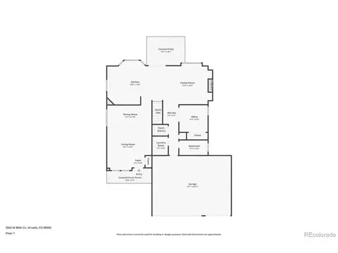Floorplan - 5842 W 80th Cir, Arvada, CO 80003 photo 1 of 2