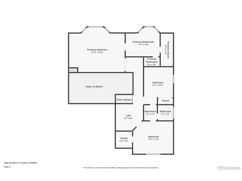 Floorplan - 5842 W 80th Cir, Arvada, CO 80003 photo 2 of 2