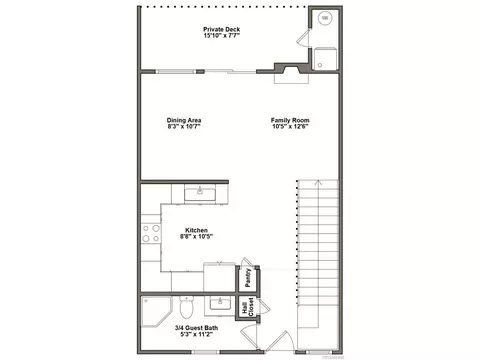 Floorplan - 305 Virginia Rd #B, Bailey, CO 80421 photo 2 of 2