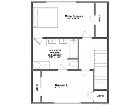 Floorplan - 305 Virginia Rd #B, Bailey, CO 80421 photo 1 of 2