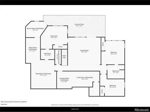 Floorplan - 992 S Cr 129, Bennett, CO 80102 photo 1 of 2