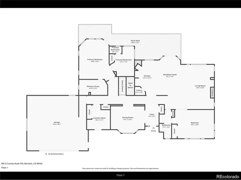 Floorplan - 992 S Cr 129, Bennett, CO 80102 photo 2 of 2