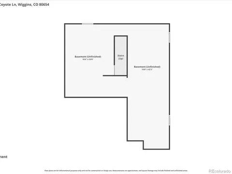 Floorplan - 1214 Coyote Ln, Wiggins, CO 80654 photo 1 of 1