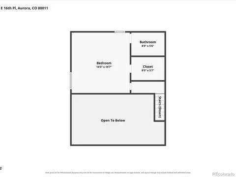 Floorplan - 18870 E 16th Pl, Aurora, CO 80011 photo 2 of 3