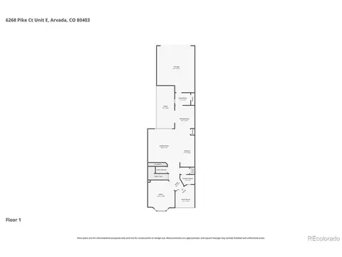 Floorplan - 6268 Pike Ct #E, Arvada, CO 80403 photo 2 of 4